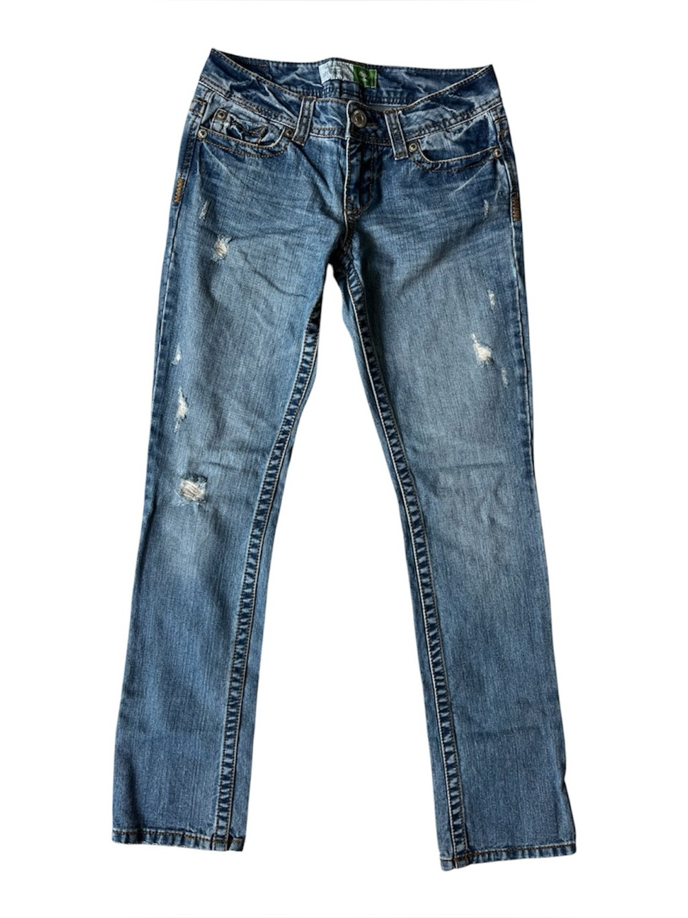 Y2K AEROPOSTALE LOW RISE BAYLA SKINNY JEANS 3/4 WOMENS